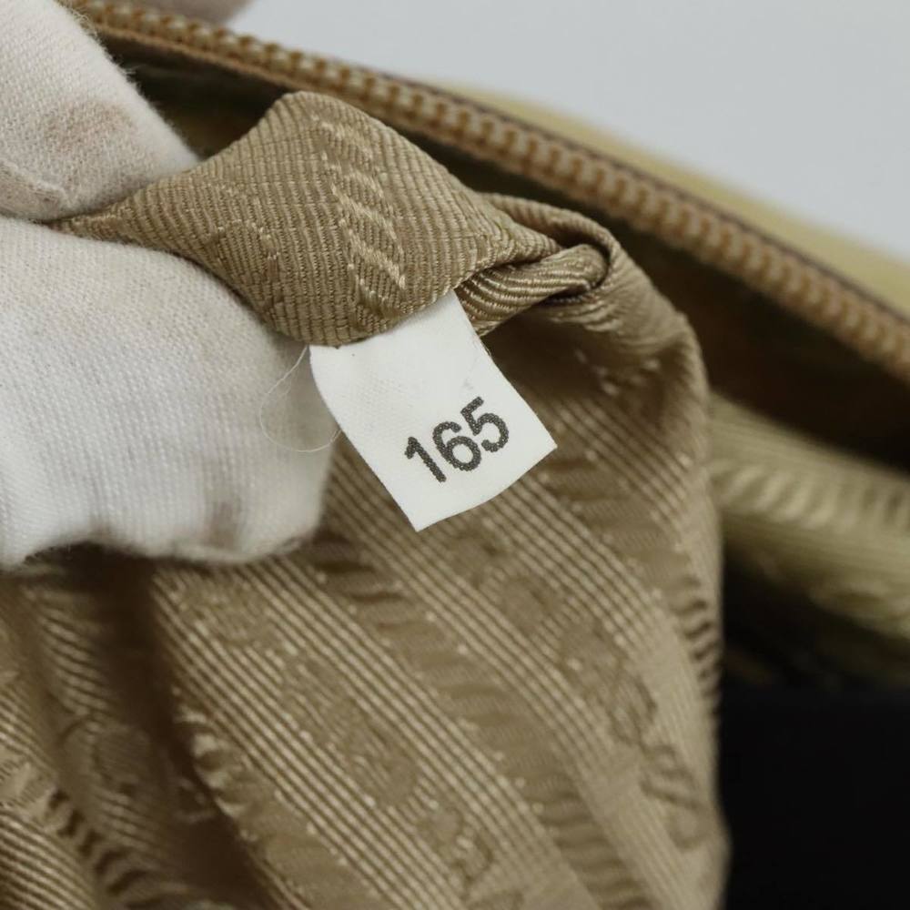 PRADA Hand Bag Nylon Beige Auth bs21036 - Picture 12 of 16